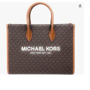 Michael Kors Mirella Medium Tote Bag (Brown)